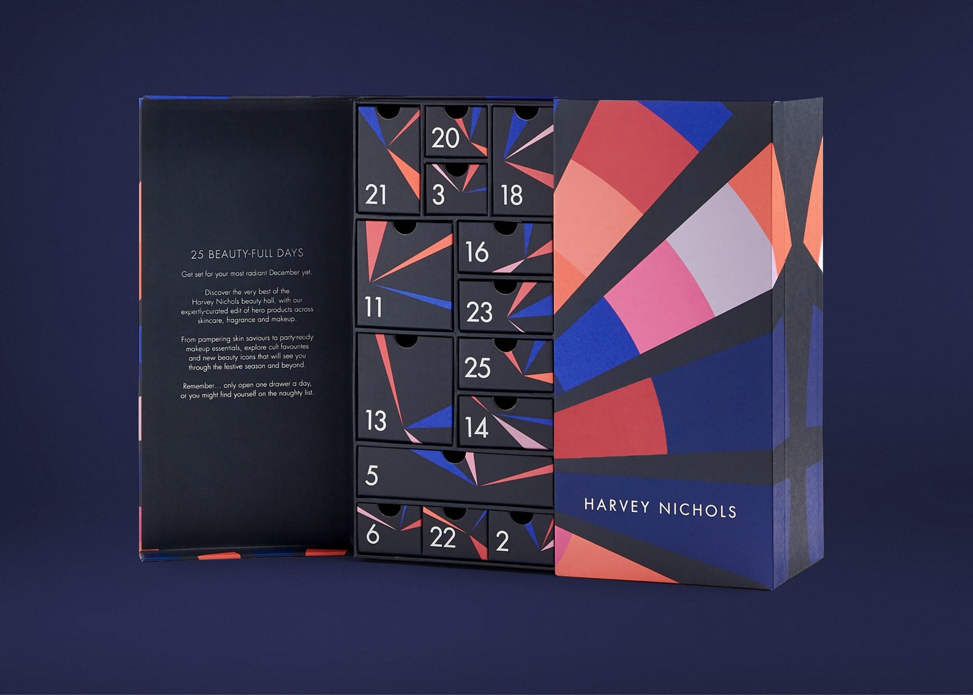 Harvey Nichols Luxury Packaging Beauty Advent Calendar 06a