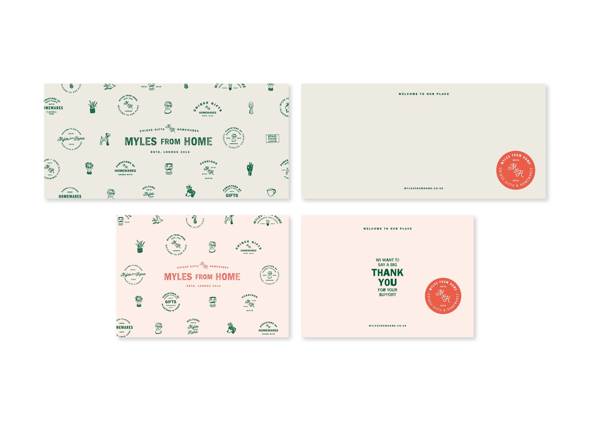 Myles From Home Branded Flyers