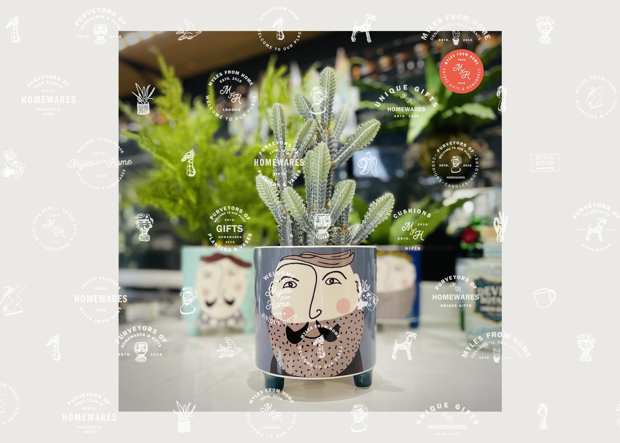 Myles From Home Homewares Branding Design 2