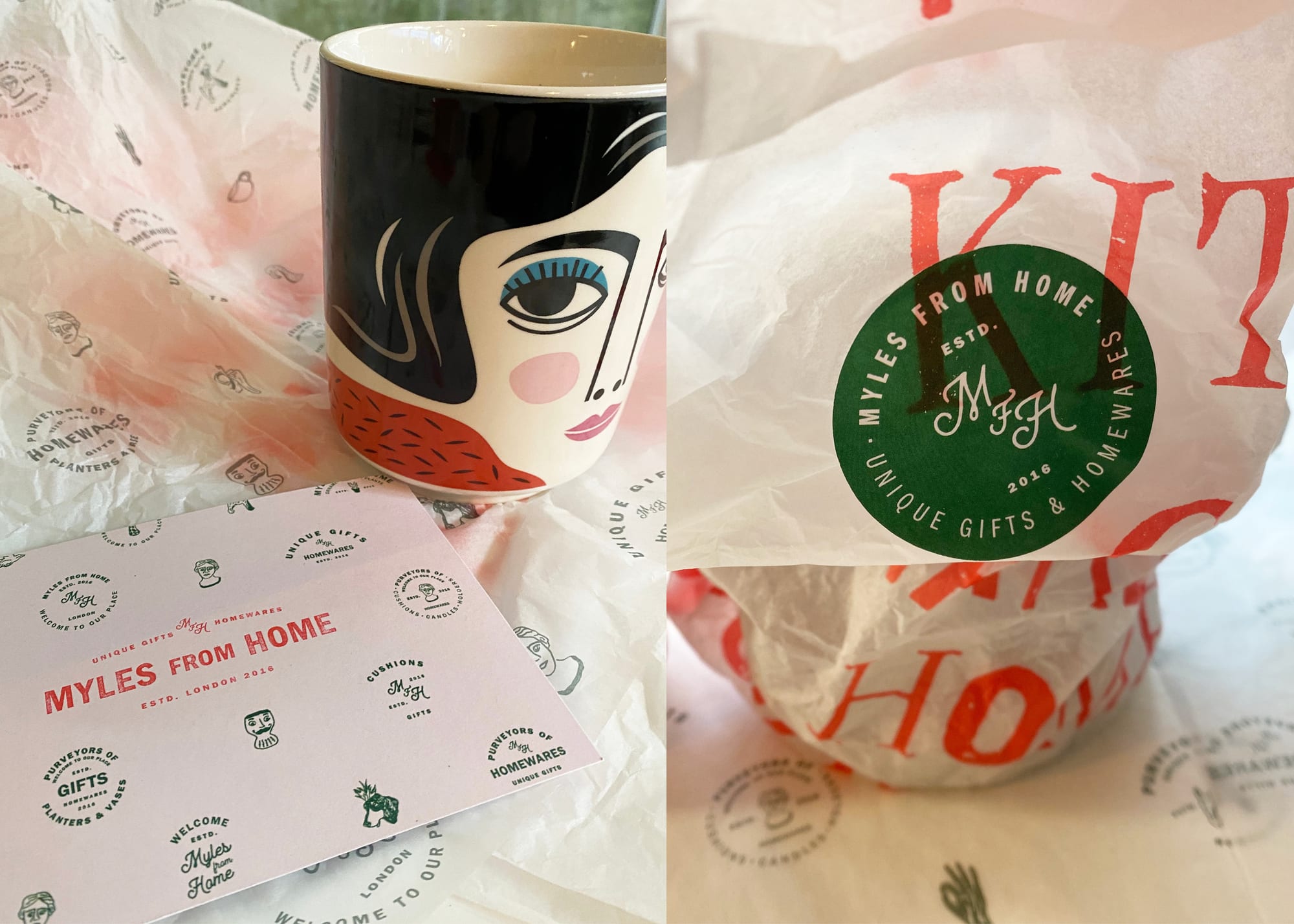 Myles From Home Packaging Design